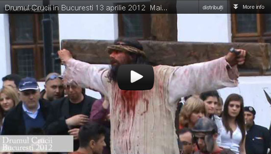 “Drumul Crucii” – reconstituit la Bucuresti